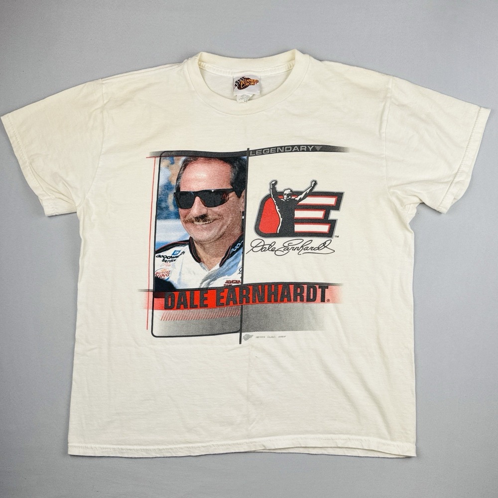 Vintage Dale Earnhardt NASCAR T Shirt Winner's Circle Racing Graphic Adult L